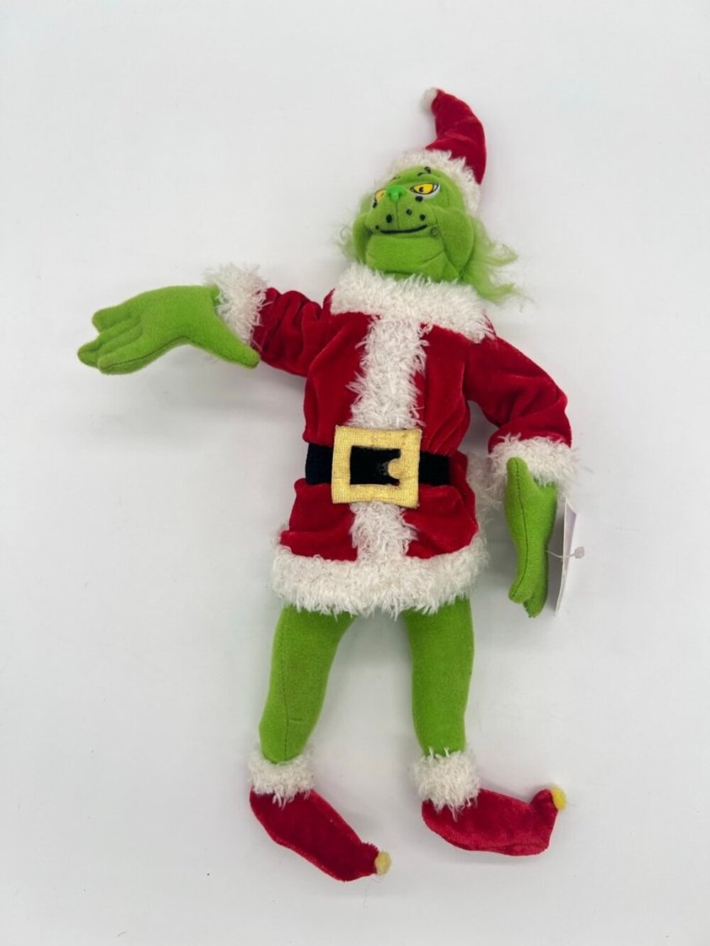 Vintage 2000 Nanco Grinch Santa Plush Tagged